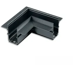 ISOLED Zubehör für NV-Trockenbauschiene TRACK48 - Eckschiene 90° horizontal, nicht stromführend, schwarz ISO-116057