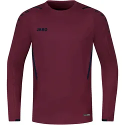 JAKO Challenge Sweatshirt Kinder maroon/marine 140