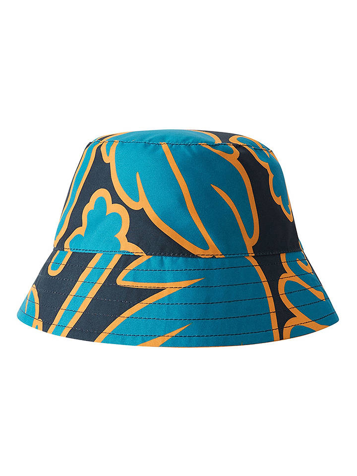 Reima Wende-Sonnenhut "Viehe" in Blau/ Orange - 48 cm