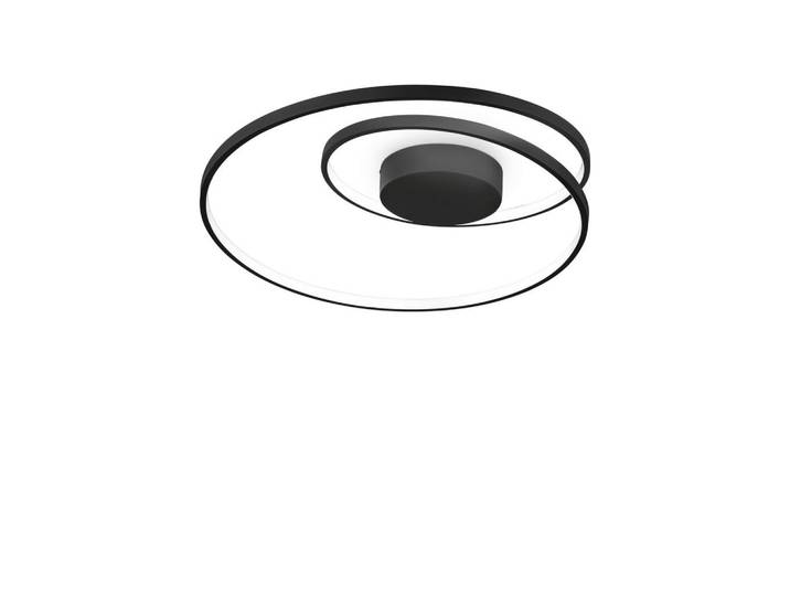 Ideal Lux Led-Deckenleuchte Nero, Schwarz, Metall, Kunststoff, 18 cm, Lampen & Leuchten, LED Beleuchtung, LED-Deckenleuchten