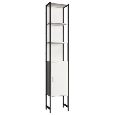 Holz Metall Badmöbel Badschrank Hochschrank Edino