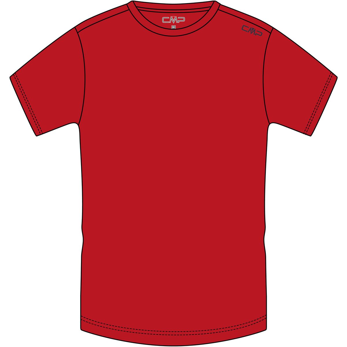 CMP MAN CO T-shirt fire (C812) 56 39T7117-C812-56