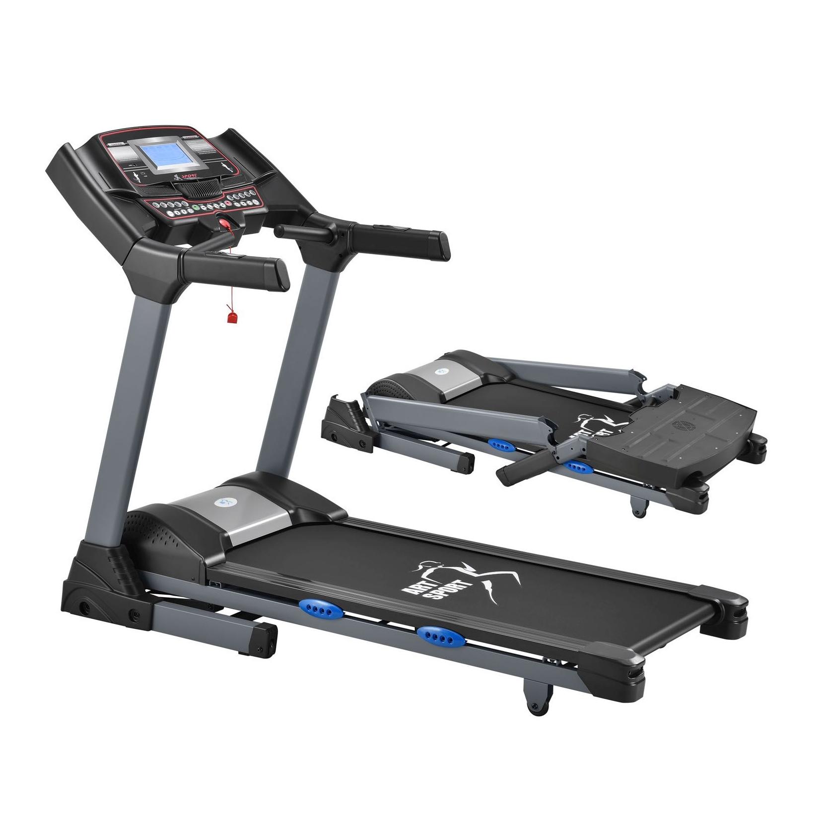 ArtSport Laufband Speedrunner 6000, 20 km/h elektrisch, klappbar mit App & MP3 – Schwarz