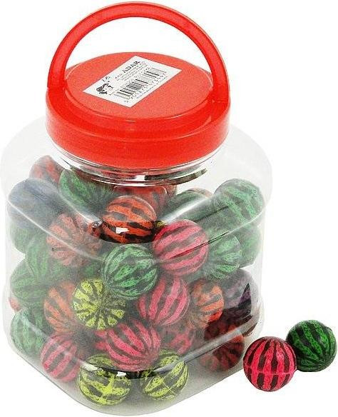 ADAR Arbuz rubberen bal, mix van kleuren, 3,2 cm