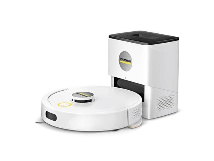 KÄRCHER Saug- und Wischroboter RVC 3 Comfort Extra, 15.000 Pa, bis 130 min Laufzeit, App-Steuerung, Kartierung, Laser-Navigation, Absturzsensoren, Schmutzentleerung, für Hartböden und Teppiche