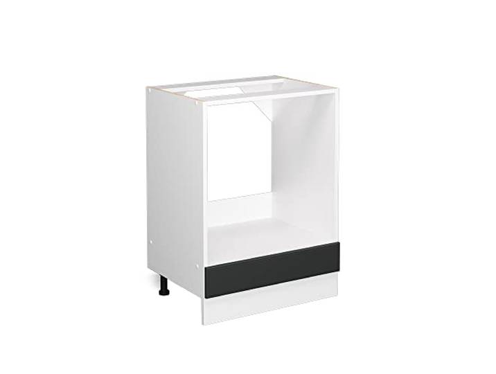 Vicco Herdumbauschrank R-Line, Anthrazit Landhaus, 60 cm