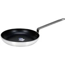 Yato Bratpfanne Crepespfanne Fischpfanne Alu Teflon Antihaftbeschichtung Gastronomie Qualität, Pfannen-Mo, Pfanne + Kochtopf, Schwarz, Grau