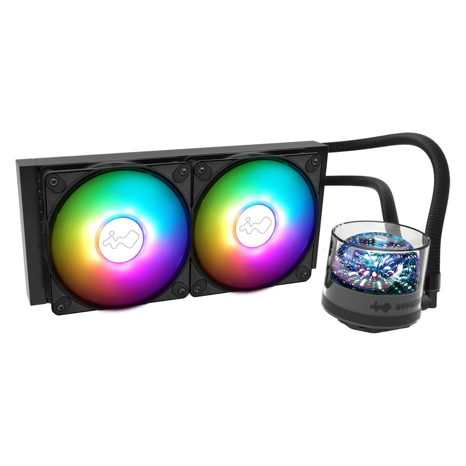 In Win Kit Watercooling AIO NR RGB - 240mm (Noir) (2RAKBA001000)