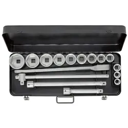 Steckschlüssel-Satz 3/4", zwölfkant, 16-teilig 3/4"-2" AF, ELORA-770-S12 AU