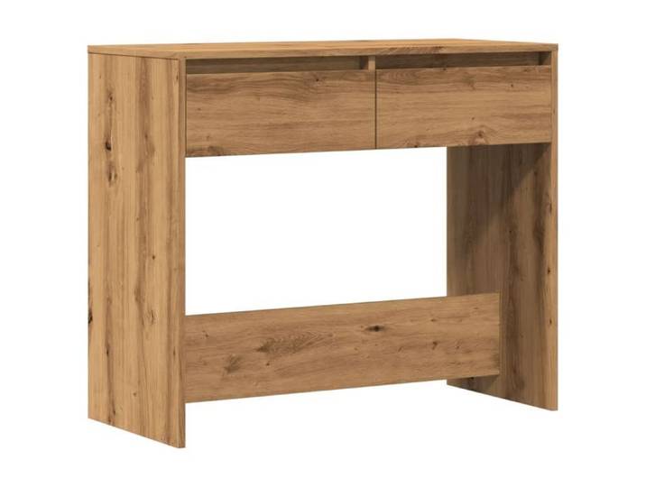 CLARENCE® Table console Table d'appoint Table d'Entrée chêne artisanal 89x41x76 5 cm bois d'ingénierie ll960