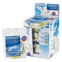 Eurocel, Klebeband, Ecophan 66 m Transparent 10 Stück