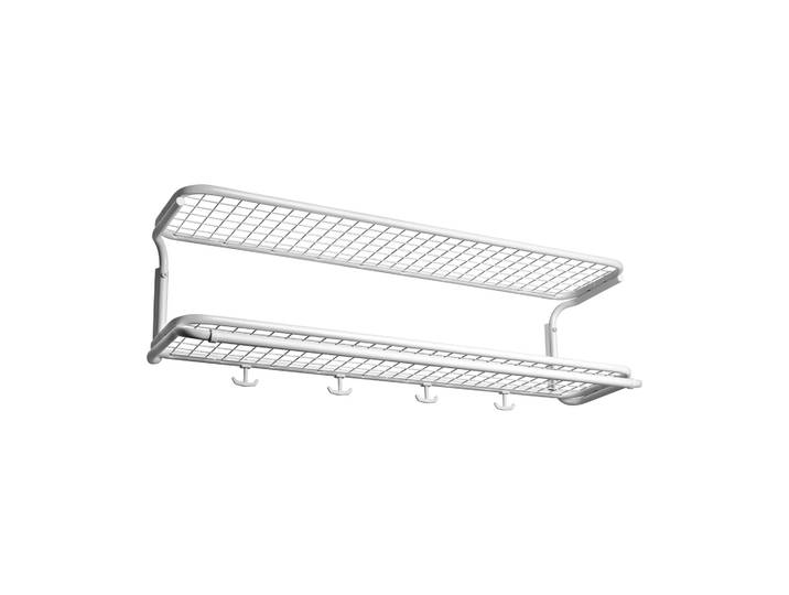 Essem Design Classic 650 Hutregal Weiß/weiß, 2-Ebenen, 100cm