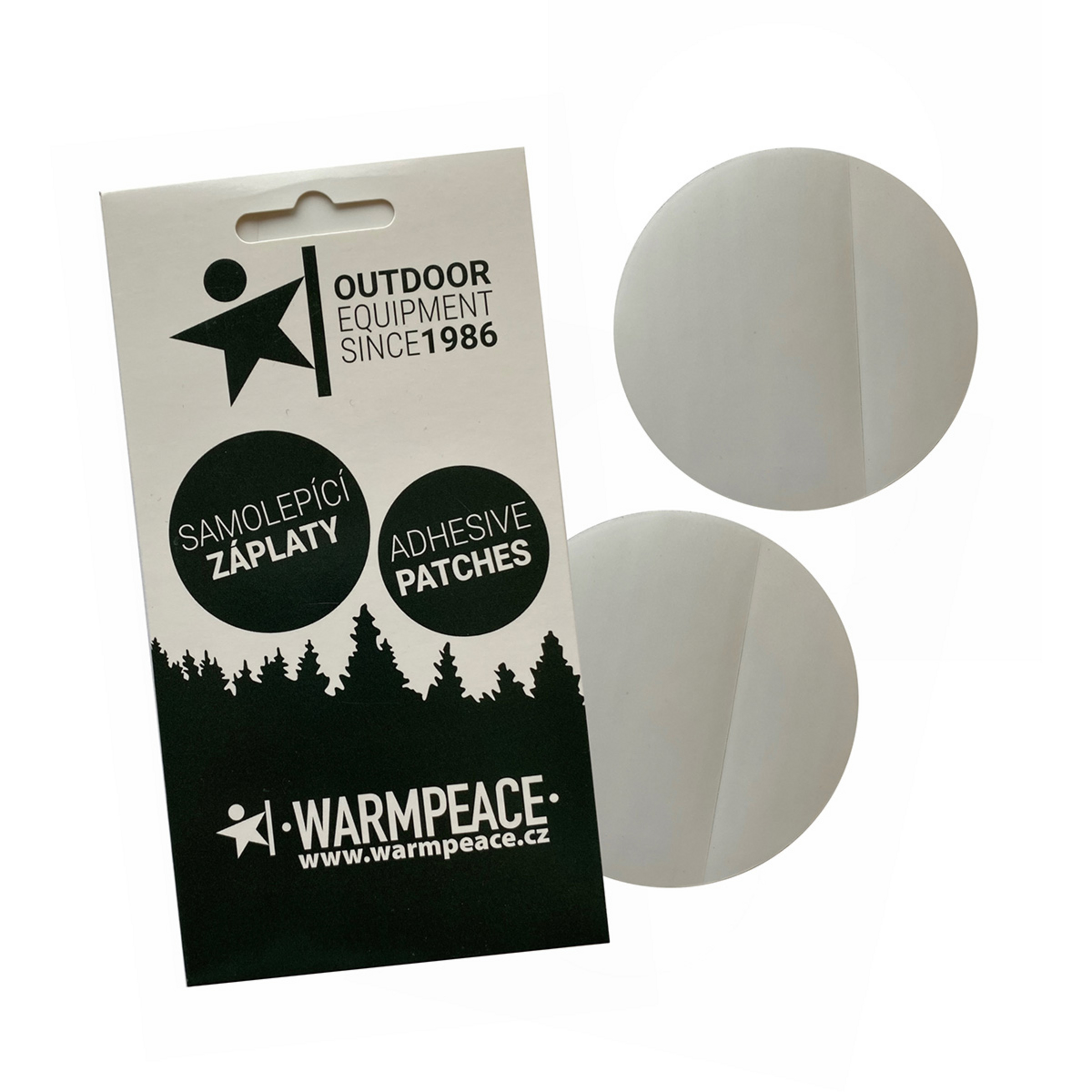 Warmpeace Self-Adhesive Patches Reparatur, Pflege & Zubehör grau Camping