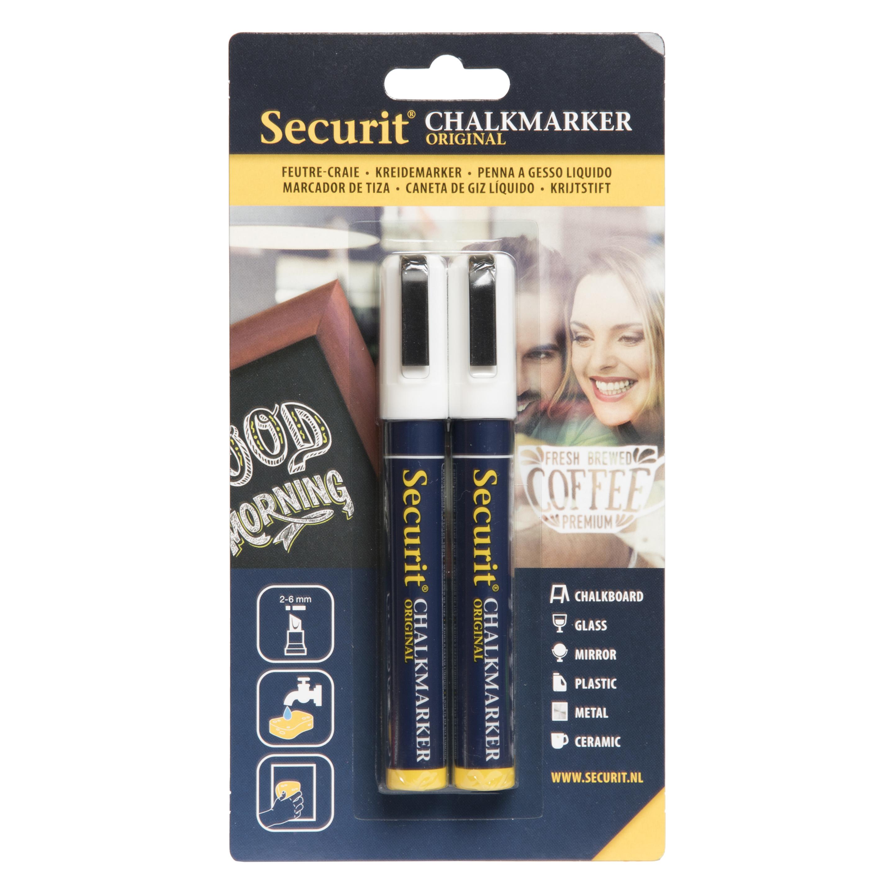 Securit Kreidestifte (2x) (BL-SMA510-WT)