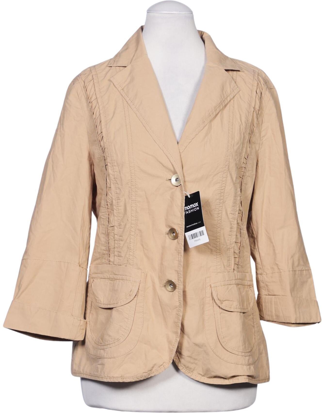 Apanage Damen Blazer, Beige, Gr. EU 36, Baumwolle - Second Hand