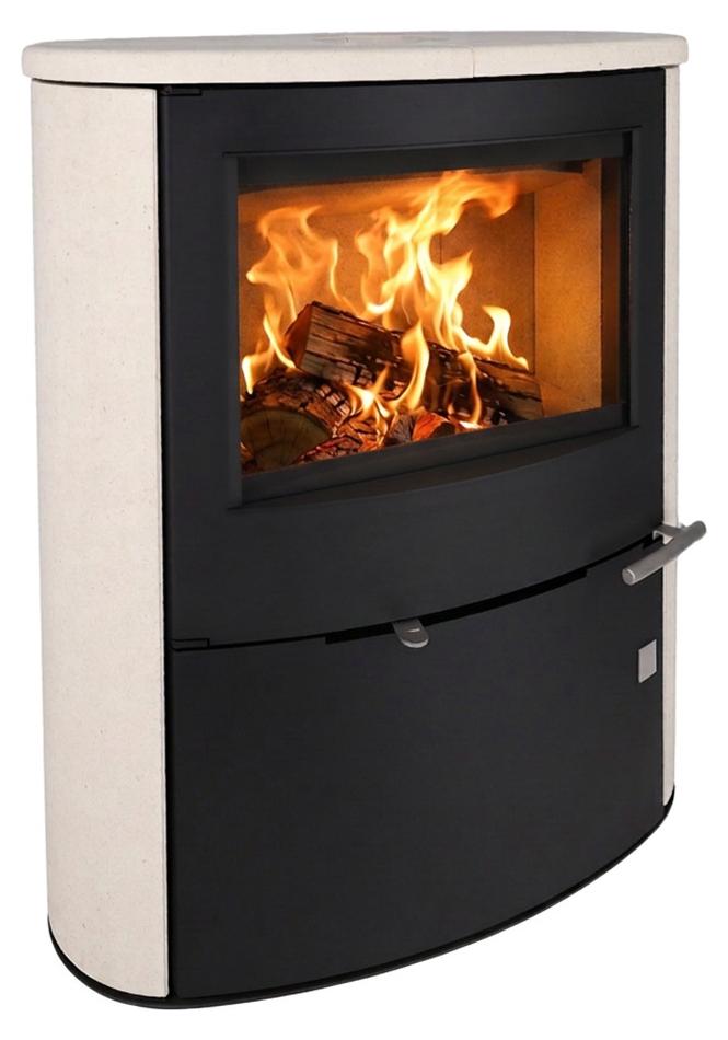 365 Kaminofen Omaha cream 7 kW A+