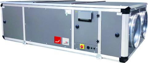 Zehnder CARMA 9008 Ventilatie-unit, horizontaal, elektrisch, met constante druk