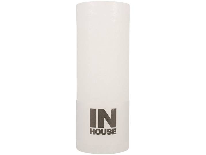 InHouse Zylinderkerze creme 6.8x18cm