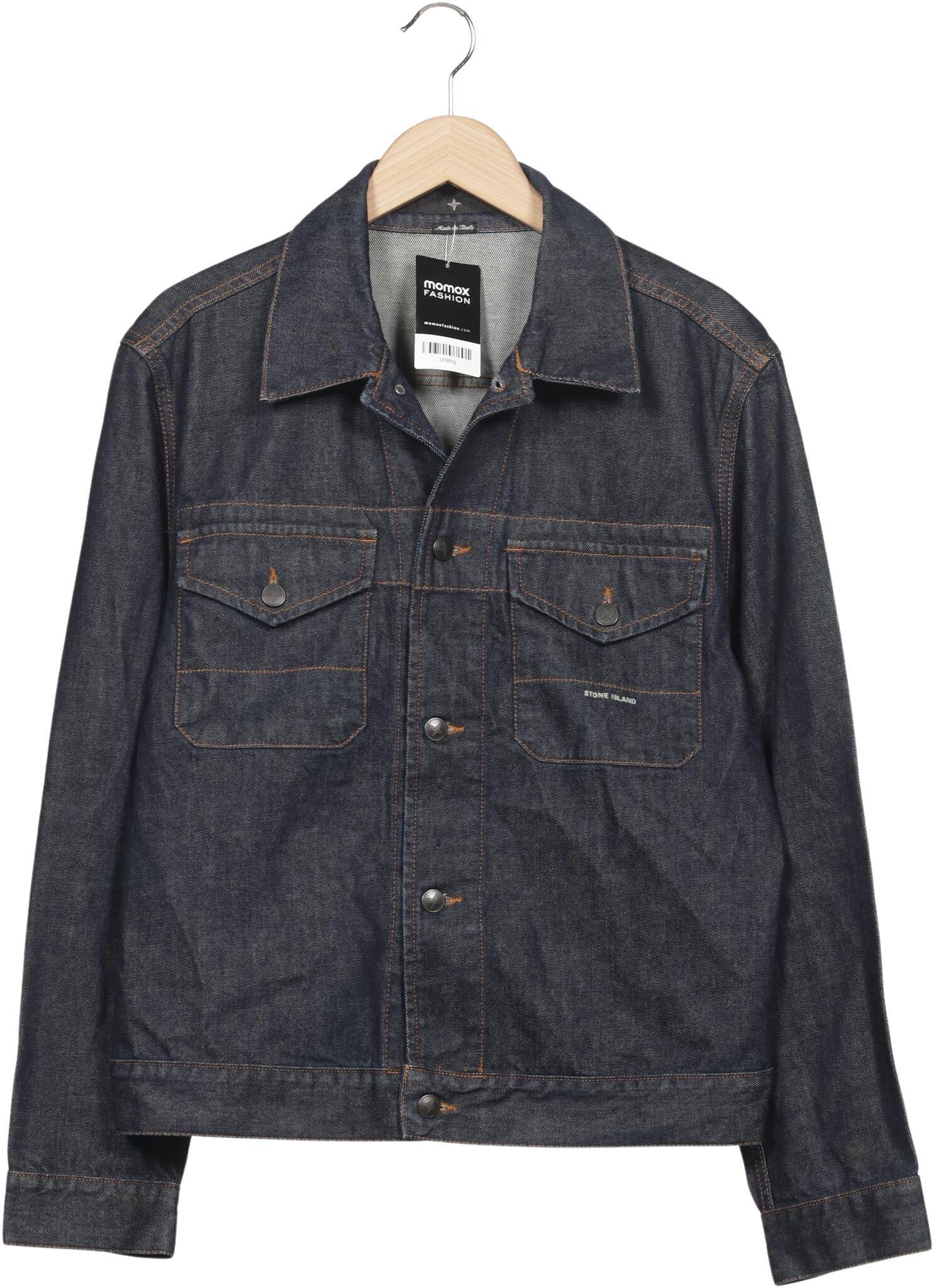 Stone Island Herren Jacke, Blau, Gr. M, Baumwolle - Second Hand