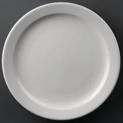 Olympia Athena runde Teller mit schmalem Rand 25,4cm