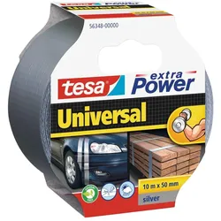 tesa Gewebebänder extra Power Universal 50 mm x 10 m silber