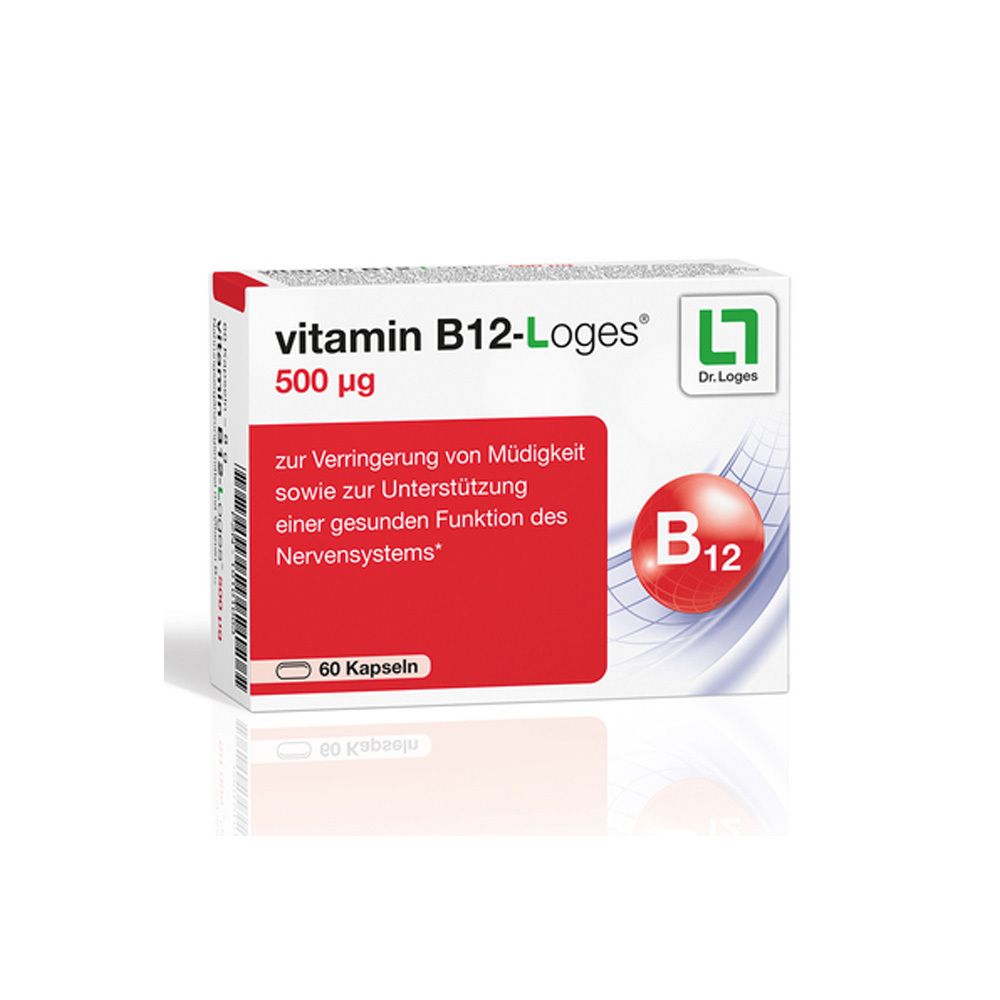 Vitamin B12-Loges 500 µg Kapseln 60 St