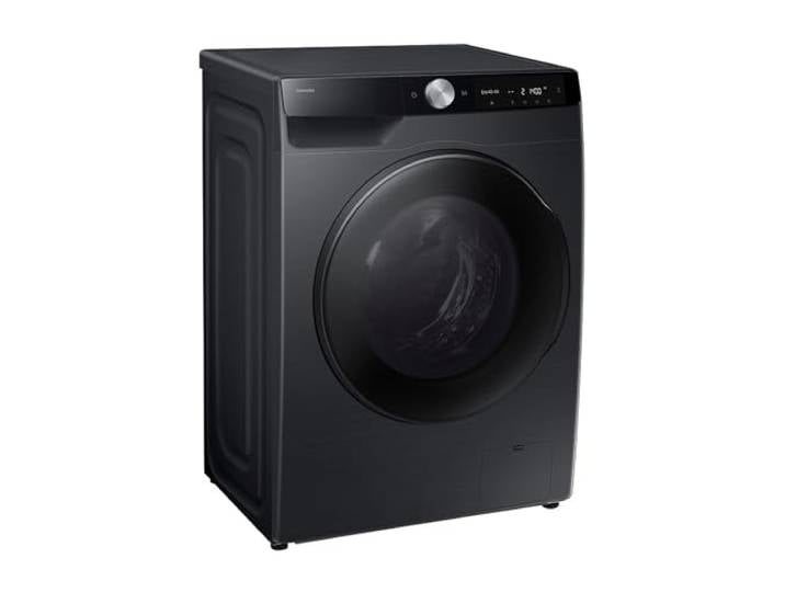 Samsung WD90DG6G94BBU2 SLIM AI Waschtrockner, 9+5 kg, EEK: E/A (-10%) 1400 U/min, Extra sparsam, Nur 48 cm tief, AI Wash, Ecobubble, SmartThings, SuperSpeed, Schwarz
