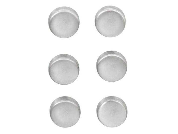 Zeller-Presente Magnet-Set, 6-tlg. Edelstahl