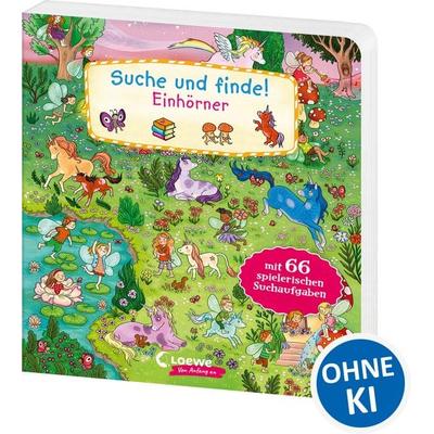 Suche und finde! Einhörner, Gebundene Ausgabe von Loewe Wimmelbuecher, Loewe, 978-3-7432-1860-4