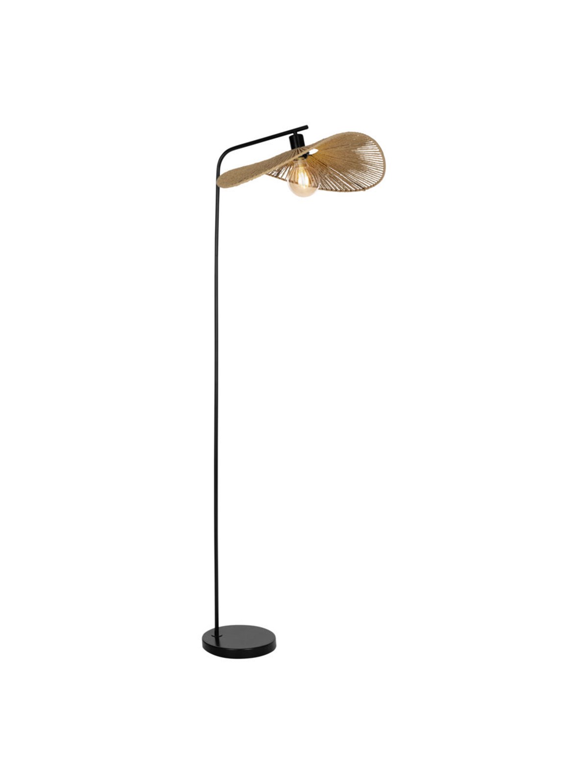 EGLO SIRUELA BODEN H1600 E27 SCHWARZ/NATUR FSC