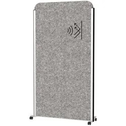 Stellwandsystem MAULcocoon Akustik 100x180 dunkelgr Mobil