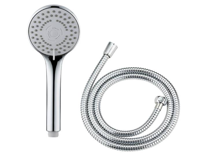 WENKO Mod. Basic Line Set de douche\, 2 pièces\, pomme de douche avec 5 types de jets