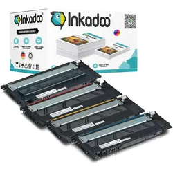 Inkadoo, Toner, Kompatibel Toner für Samsung Xpress C 460 FW (BK, C, M, Y)