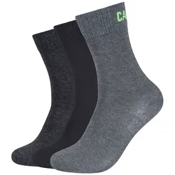 3er Pack Camp David Action-Mesh Crew Socken Herren 2100 - yellow 39-42