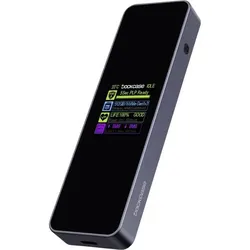 Dockcase 5s PLP Smart DSWC1P M.2-Festplatten-Gehäuse M.2 PCIe NVMe SSD M.2 PCIe (M.2), Festplattengehäuse, Grau