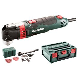 Metabo Multifunktionswerkzeug MT 400 QUICK SET, 400 W, mit Zubehör-Set Holz und Koffer