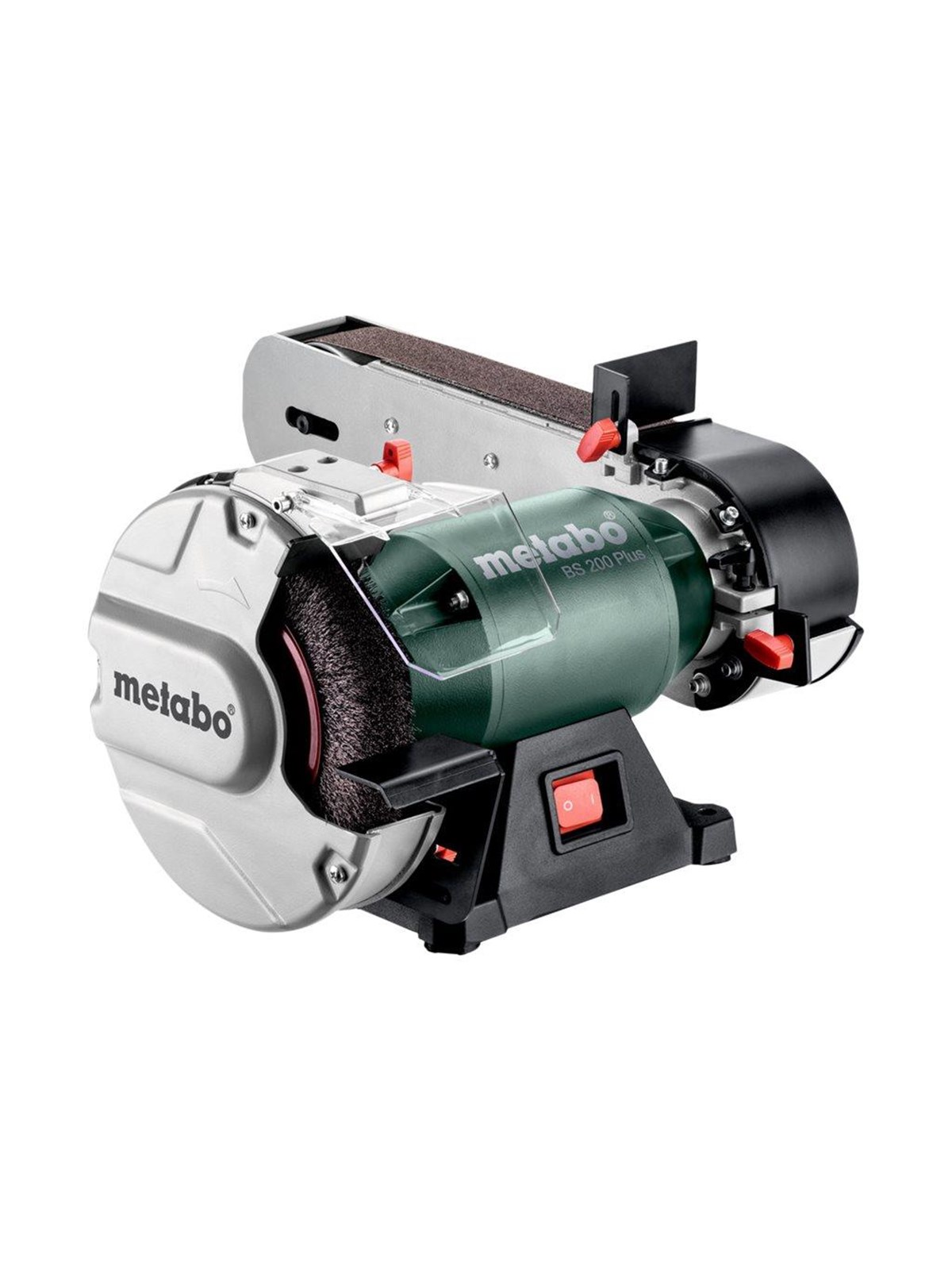 Metabo BS 200 Plus - bench grinder/belt sander - 600 W - 200 x 25 mm wheel