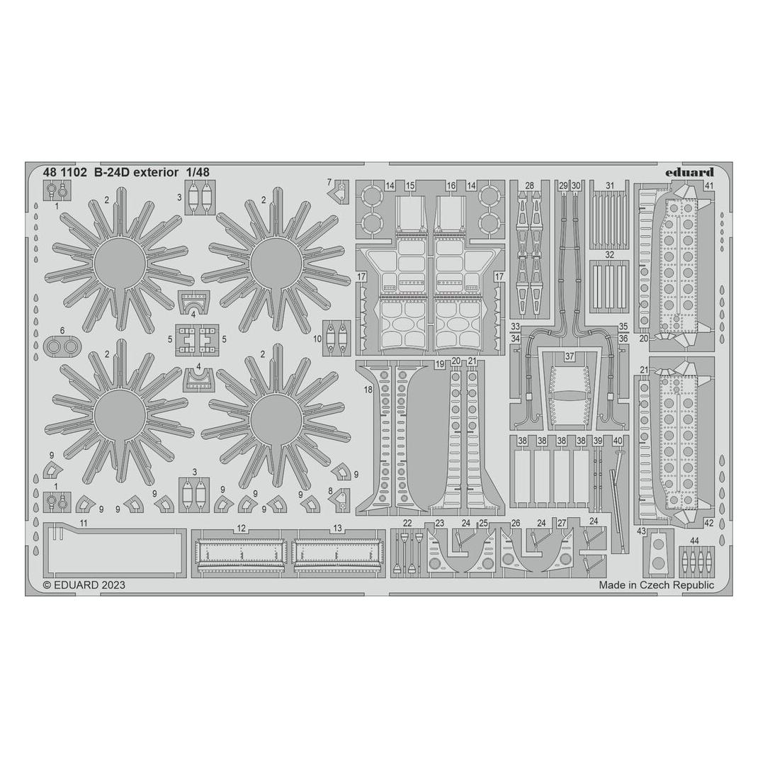 Eduard B-24D exterior 1/48 REVELL (481102)