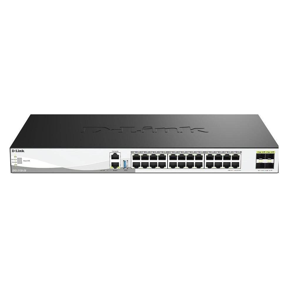D-Link 28-PORT 10G L3 STACK SWITCH (28 Ports) (DXS-3130-28/E)