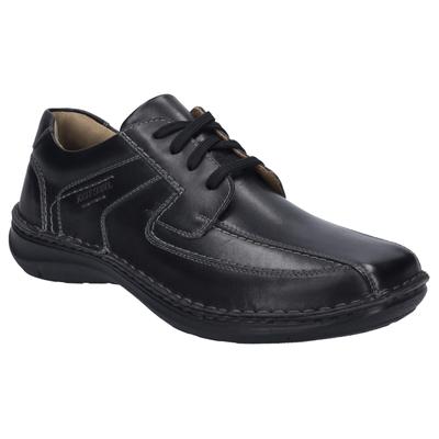 Schnürschuh JOSEF SEIBEL "New Anvers 08", Herren, Gr. 40, schwarz (new anvers 08 schwarz), Leder, Schuhe Schnürschuh, Freizeitschuh, Halbschuh, in komfortabler Schuhweite K (extraweit)