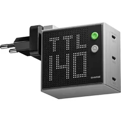 Sharge Pixel 140 (140 W, 3 Ports), USB Ladegerät, Grau