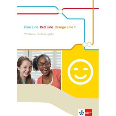 Blue Line - Red Line - Orange Line 6. Klasse. Workbook Förderausgabe, Geheftet von , Klett Schulbuchverlag, 978-3-12-548912-7