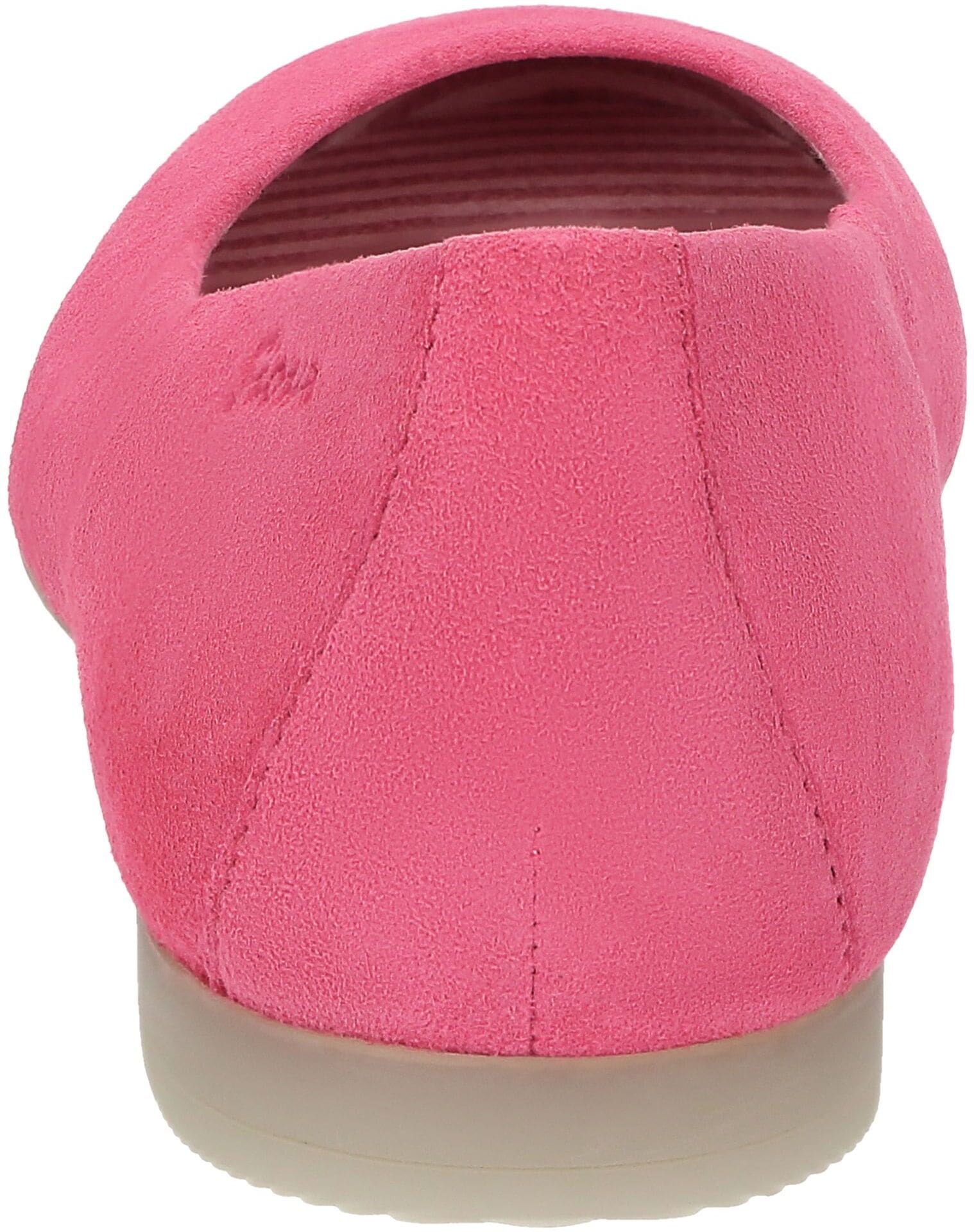 Ballerina SIOUX "Villanelle-701", Damen, Gr. 35 (UK 3), pink, Obermaterial: 100% Ziegenveloursleder GOVL. 100% Gummi rubber., Schuhe Ballerina