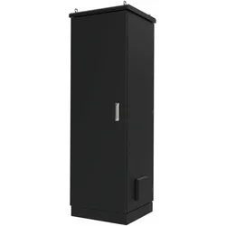 Lanview 22U IP55 W=600mm D=600mm (22 HE, 19 Zoll Rack), Serverschrank, Schwarz
