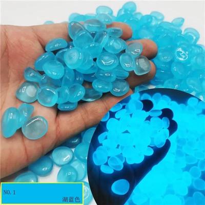 Uplifted Goods Luminous Glow Pebbles For Garden And Aquarium Decoration a 100pcs