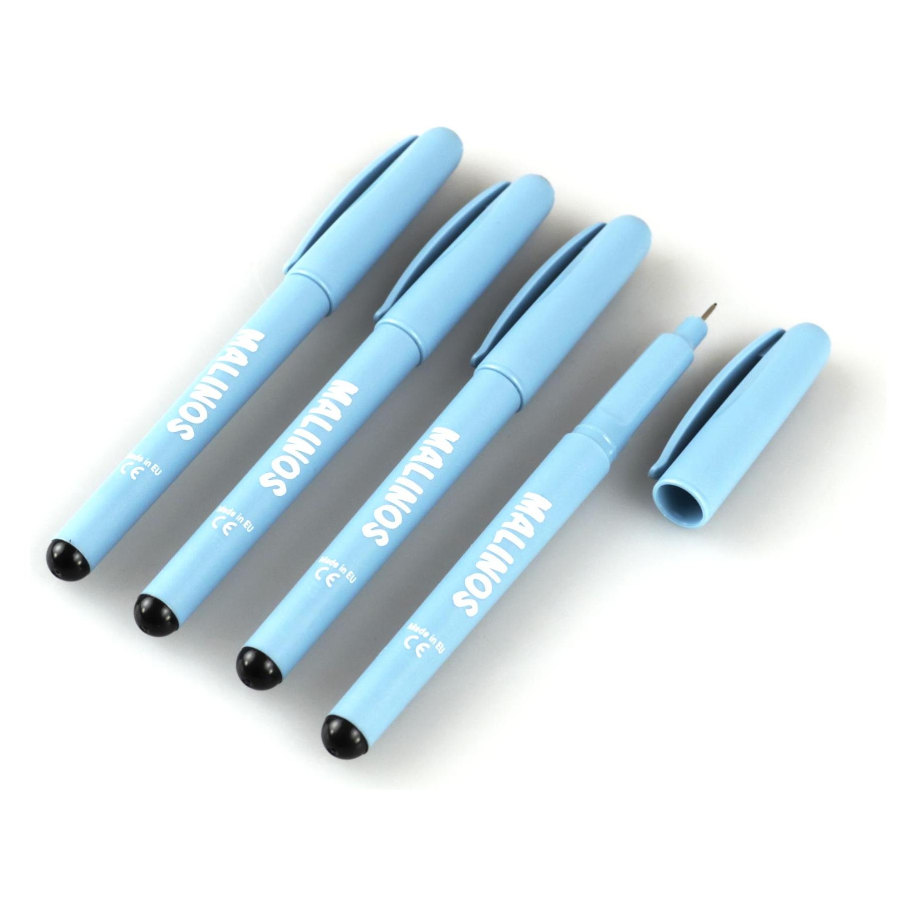 Malinos Graphic Liner Fineliner Fein Schwarz 4 Stück(e) (4x) (300037)