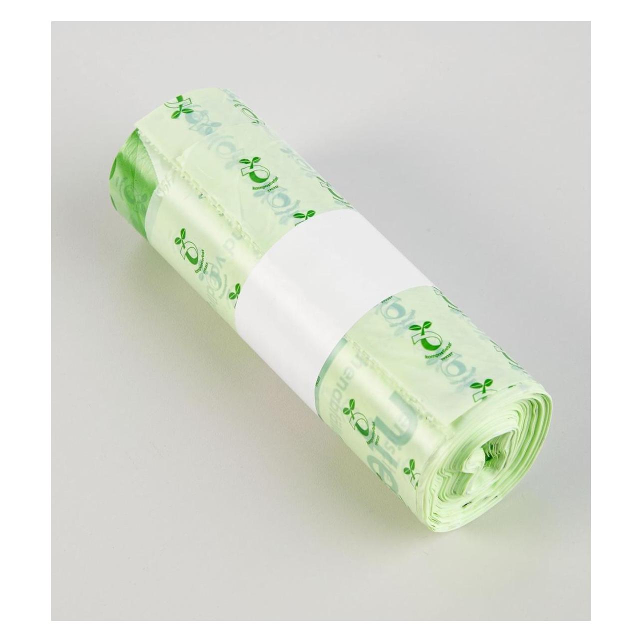 Deiss Müllbeutel BIOLINE 43 x 50 cm (B x H) 20l ecovio natur 50 St./Pack. (50x, 20 l) (06028)