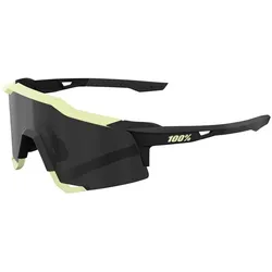 100%, Unisex, Sportbrille, Speedcraft Tall Brille Soft Tact Glow - Black Mirror Le (Soft Tact Glow, Black Mirror), Schwarz
