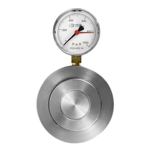 PCE Instruments PCE-HFG 1K Kraftmessdose |Ringkraftmessgerät / Druckstempelkraftmessgerät schnell umbauen|Stahl|27mm