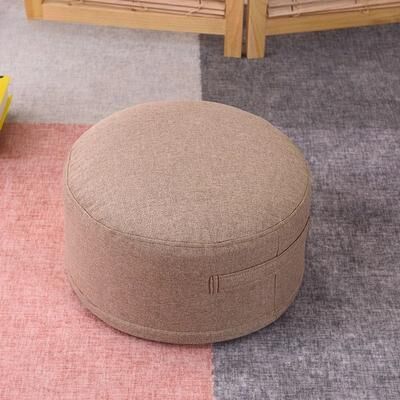 Inspire Essentials Round Floor Cushion Thick Tatami Seat Cushion Washable Floor Pillow 2